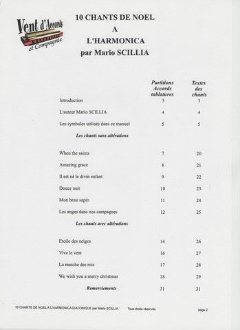 chant de noel à l'harmonica